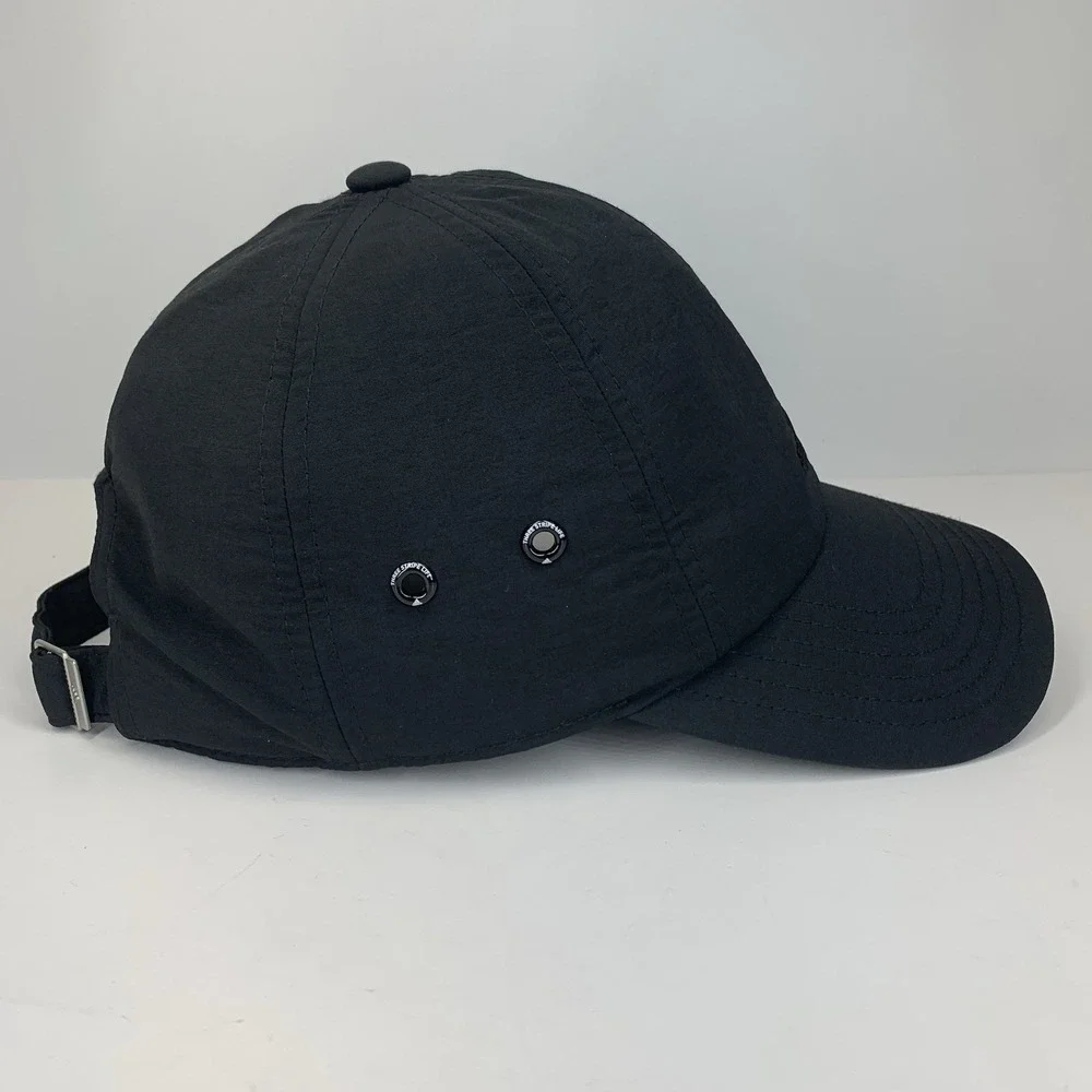 Adidas Women's Black Hat Aeroready Adjustable Strap Relaxed Running Baseball Cap